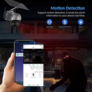 5star: HD 3MP Wireless Wifi 4G Solar Panel Powered Camera