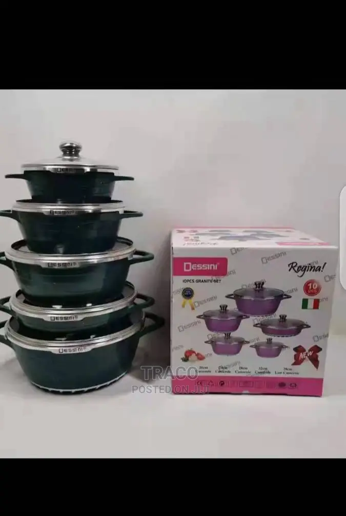 Dessini 10pcs Granite Coating Cookware Set