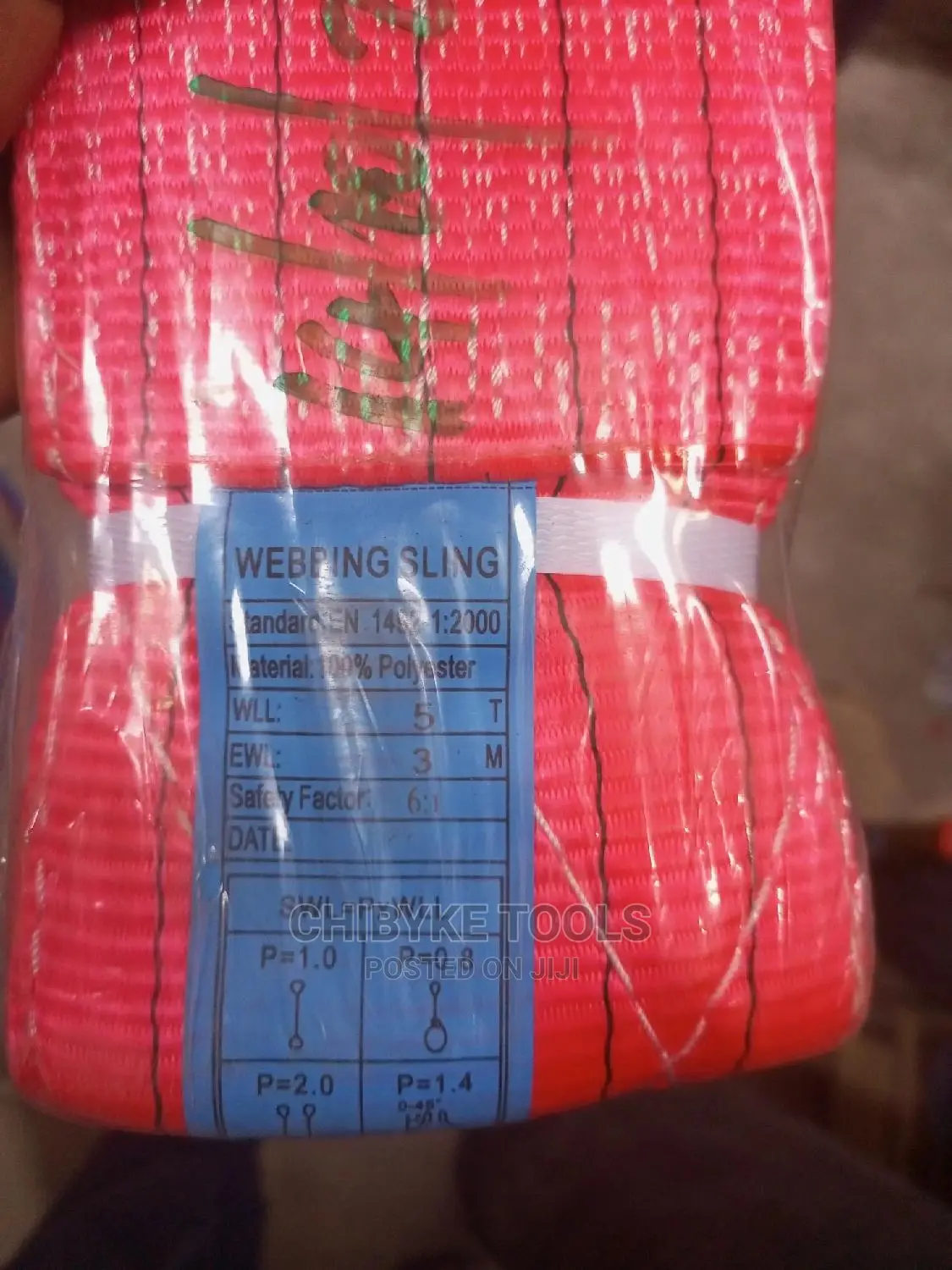 5" X 3m Lifting/Webbing Belt (5 Ton)