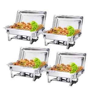 Catering Buffet Chaffing Dish - Single Pan - 4 Pieces