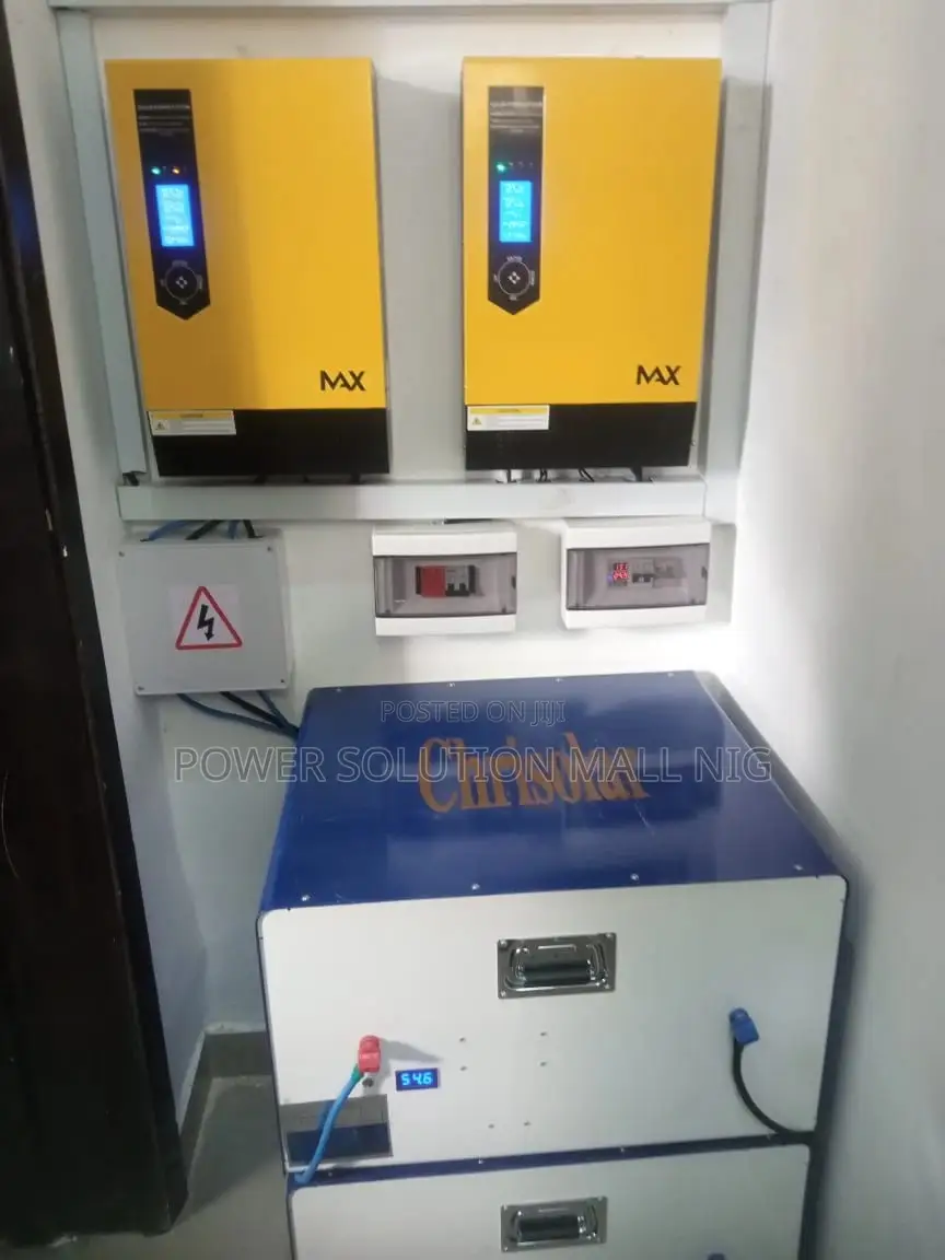10kva Solar Solution Installation With Lithium Ion Battery