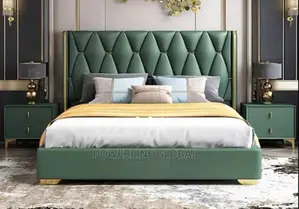 Bed Frame 6x6 With 2 Side Drawer for Homes/ Hotels/ Lounges