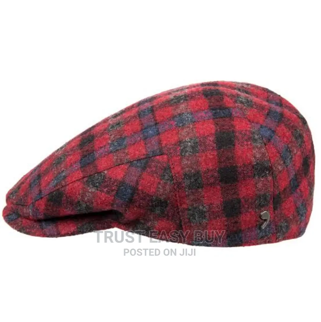 Pattern Checked Men’S Panama Hat