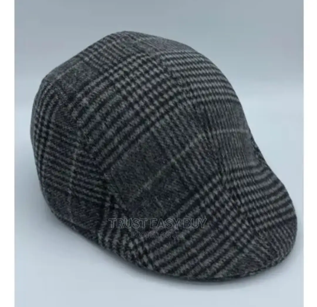 Pattern Checked Men’S Panama Hat