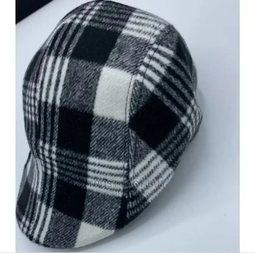 Pattern Checked Men’S Panama Hat