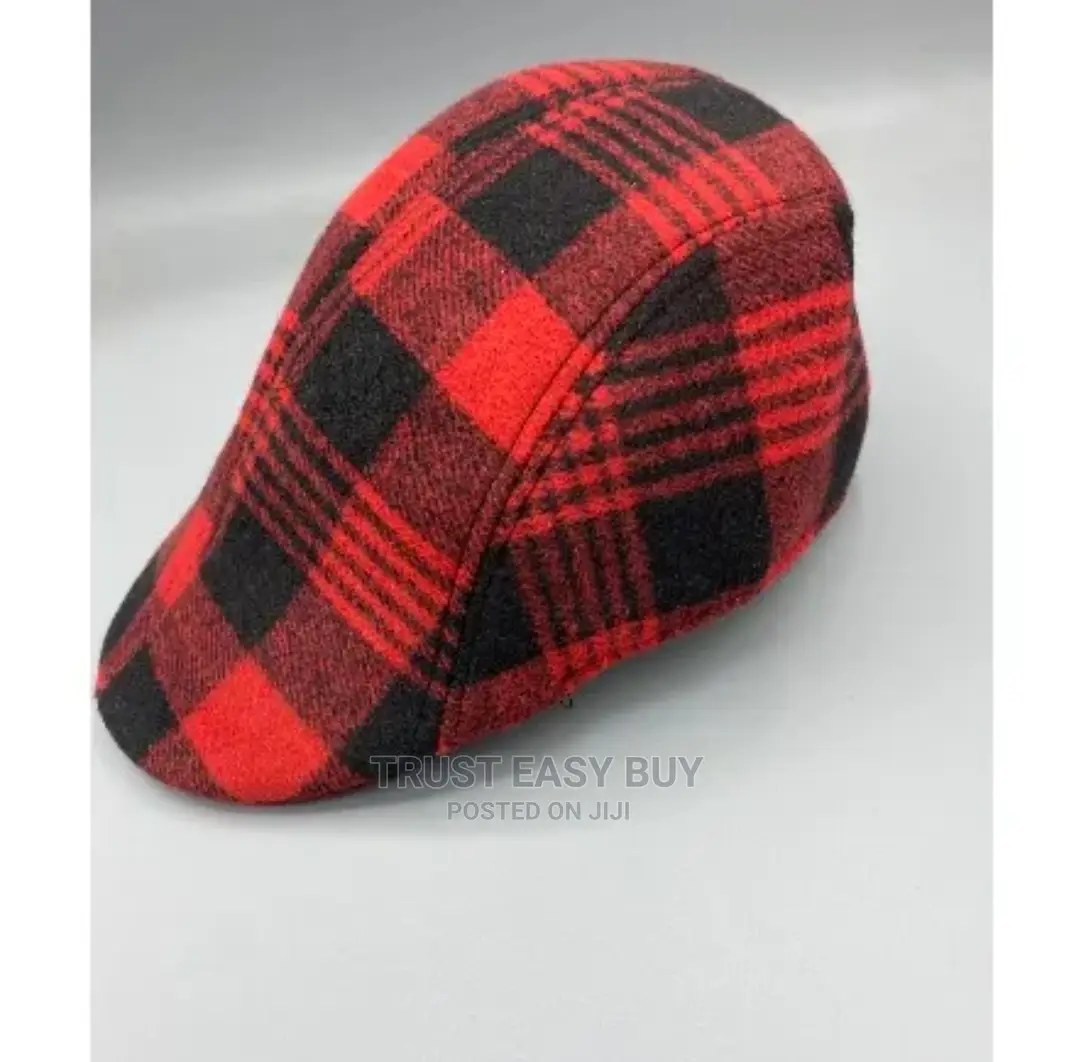 Pattern Checked Men’S Panama Hat