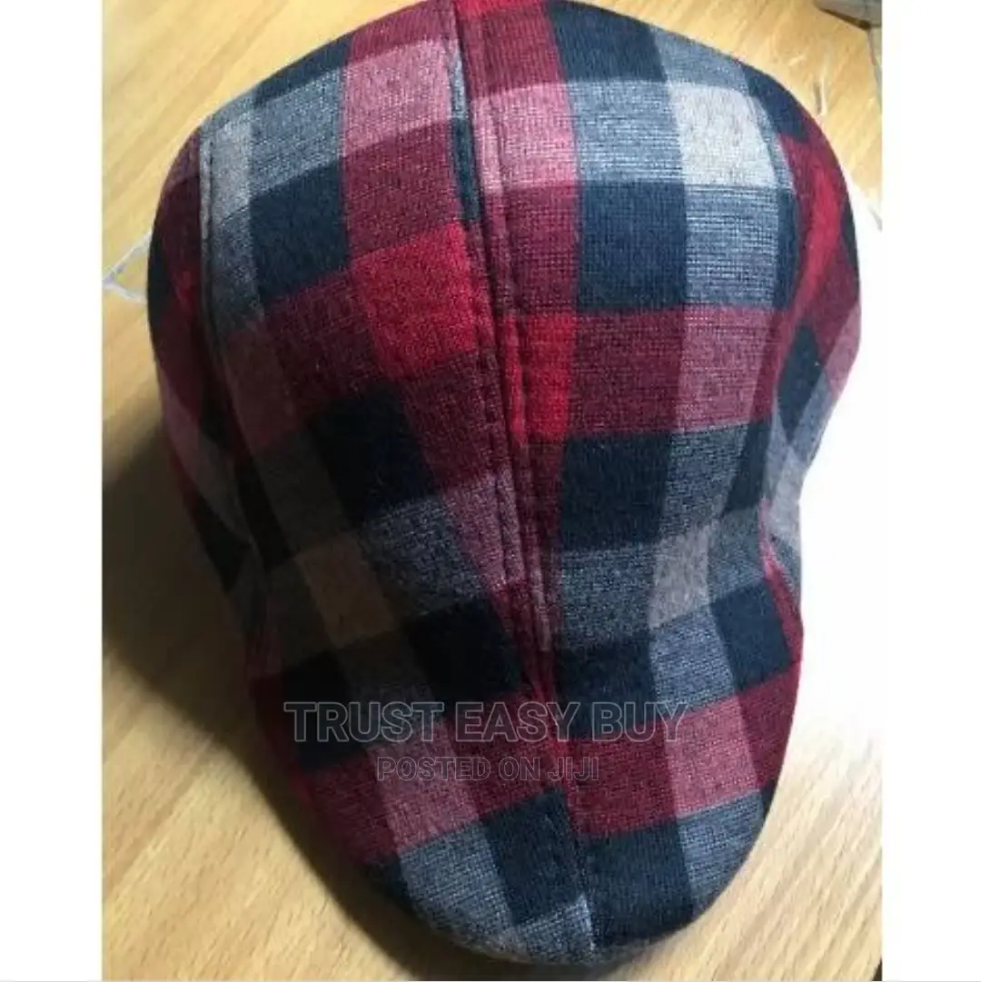 Pattern Checked Men’S Panama Hat