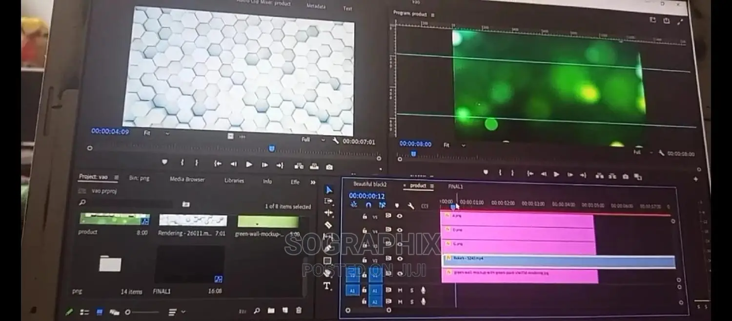 Video Editing and Graphic Design