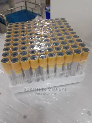 Yellow Gel Clot Activator Tube