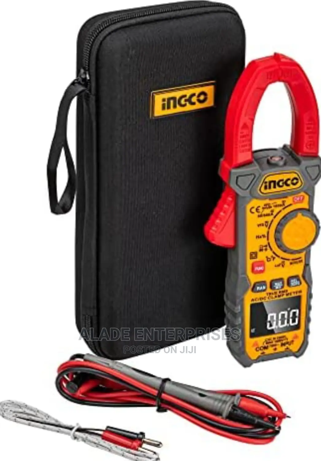 INGCO 1000A Digital AC/DC Clamp Meter AC/DC Current to 1000A - ALADE ...