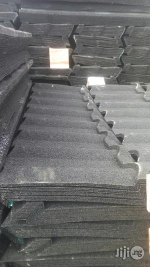 Black Milano Stone Coated Materials Lagos