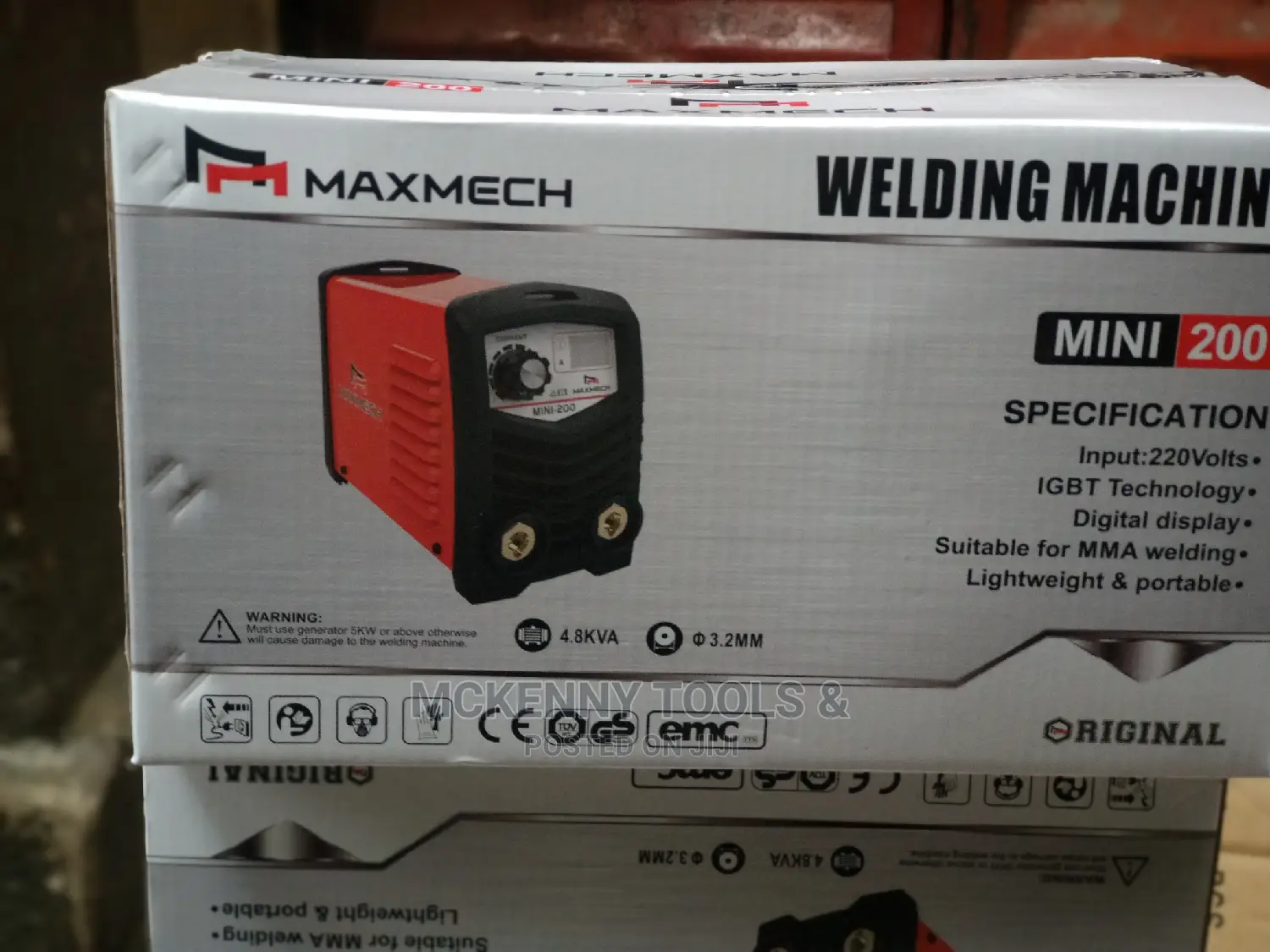 Maxmech Welding Machine Mini 200 Specification