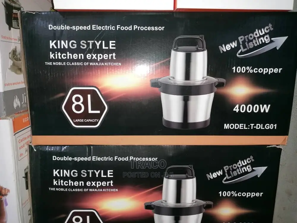 King Style 8litres Stainless Steel Food Processor Pounder