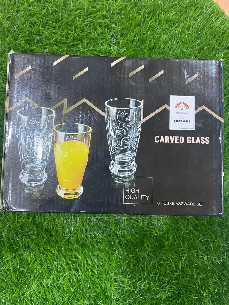 Carved Glass Cup