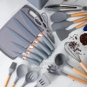 Silicone Kitchen Set, Knives and Spoons