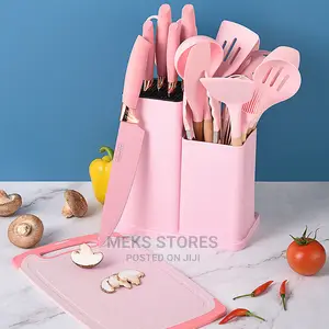 Silicone Kitchen Set, Knives and Spoons