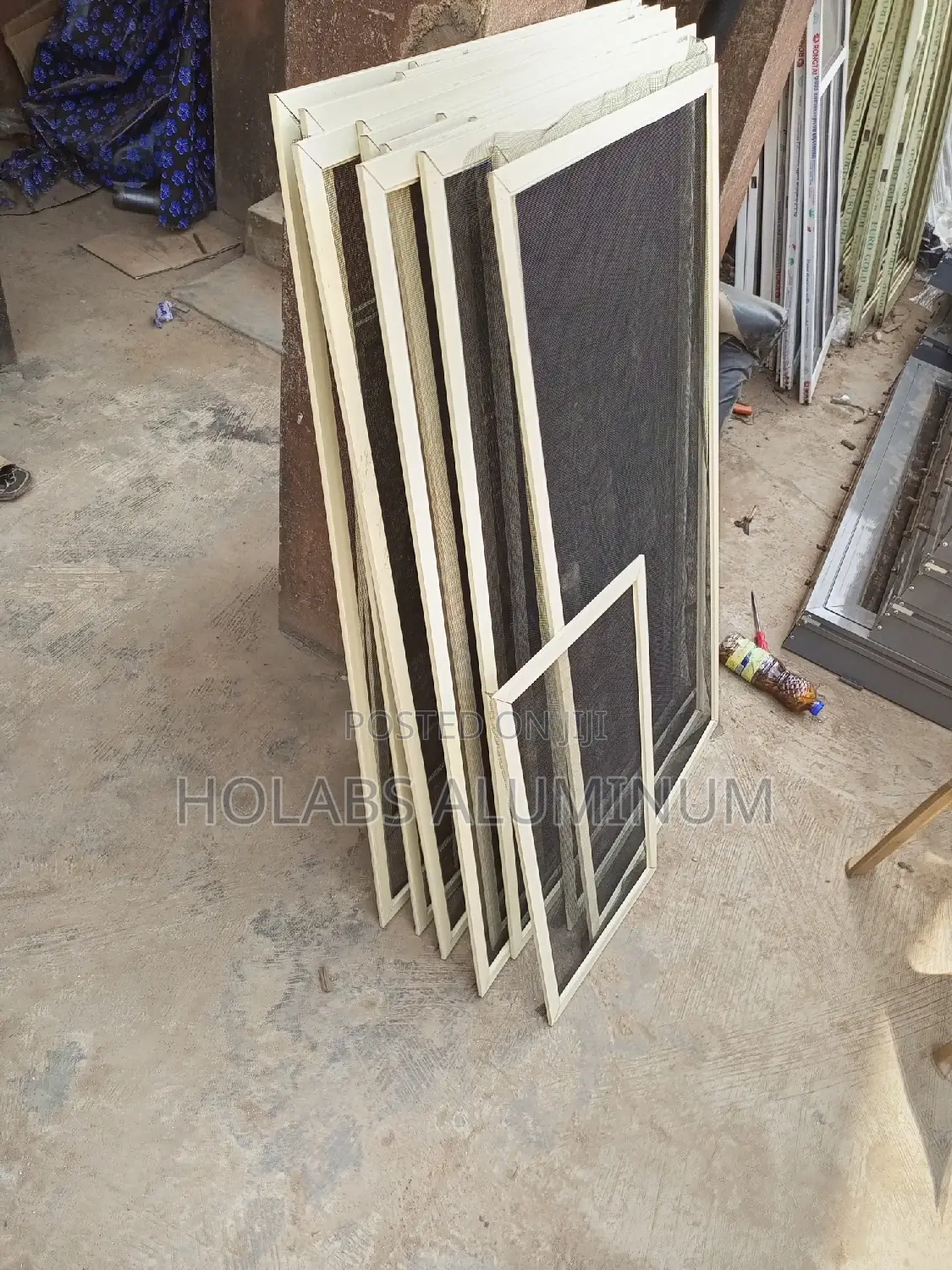 Cassement Window With Cream Aluminum