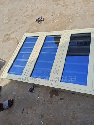 Cassement Window With Cream Aluminum