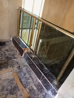 Hand Rails With Gold Materials