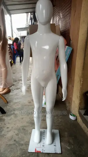 Age 5 Years Upwards Unisex Glossy White Kids Mannequins