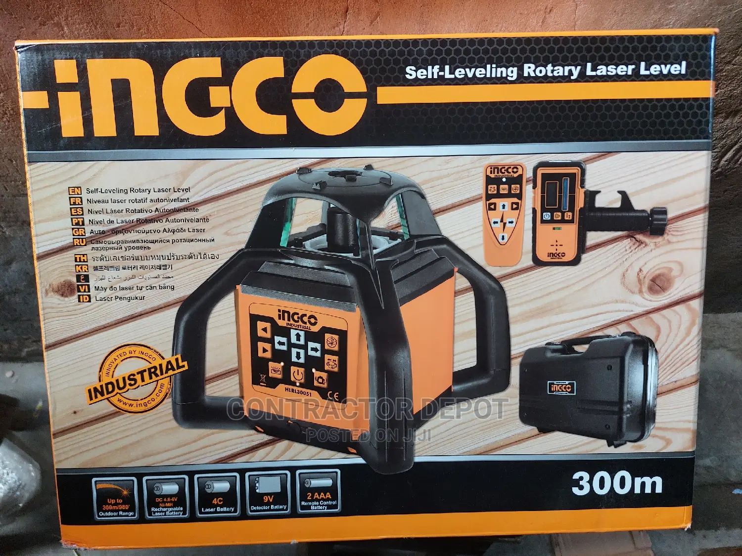 Ingco Laser Level Remote Control Rotary Self-Levelling