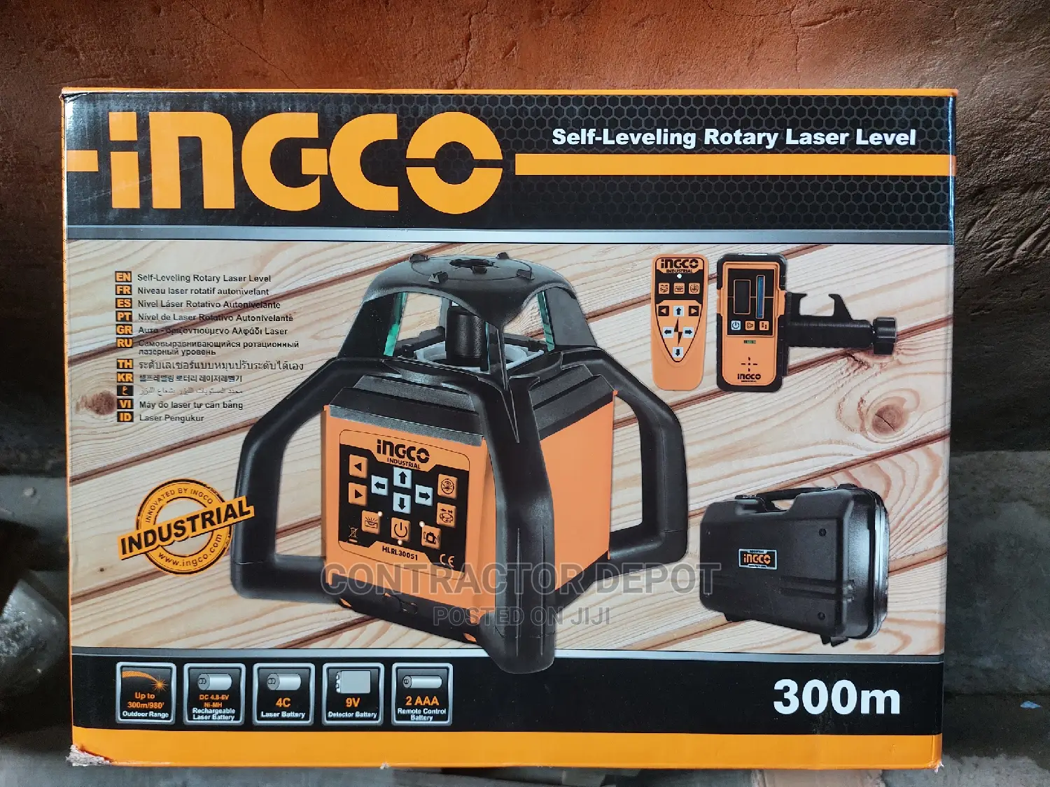 Ingco Laser Level Remote Control Rotary Self-Levelling