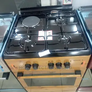 Maxi Gas Cooker 4 Burners 3 Gas 1 Electric 60by60