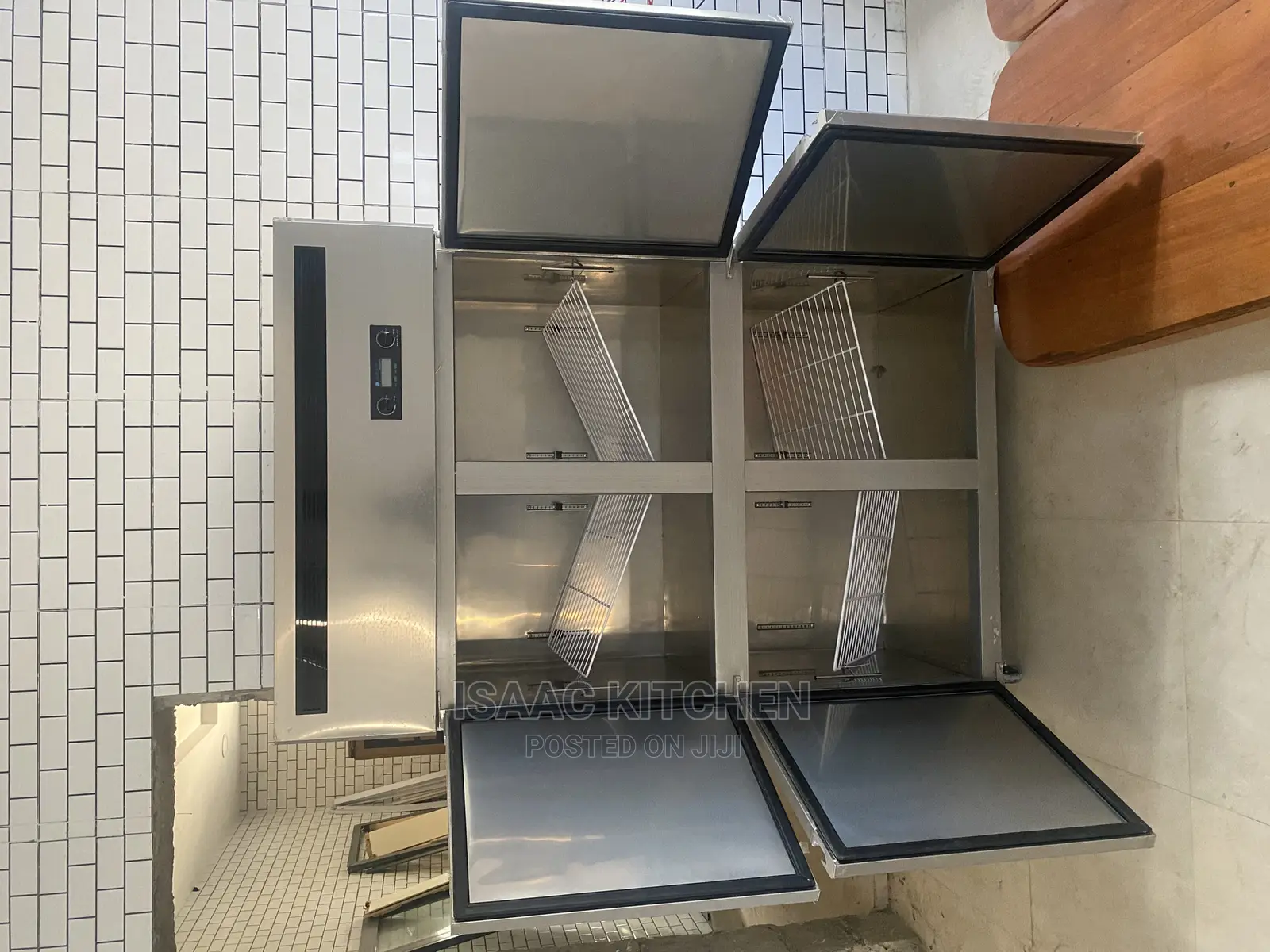 4door Stainless Steel Freezer Nd Fridge