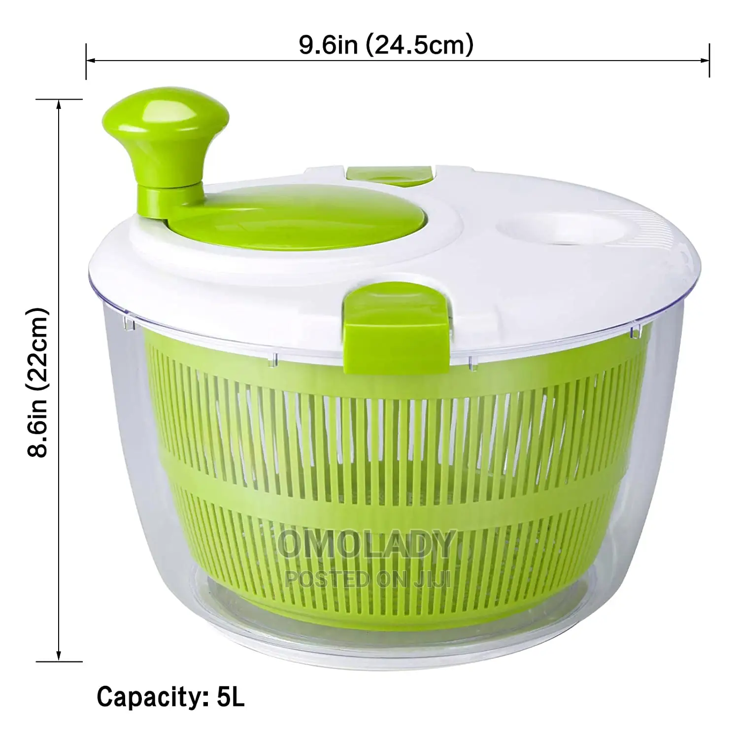 Fruit Vegetable Washer and Salad Spinner - 5l