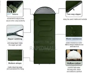 Sleeping Bag -Comfty High Quality for Outdoor and Indoor Use