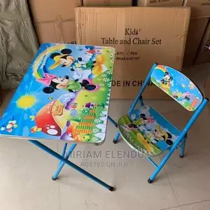 Foldable Studying Dinning Table And Chair