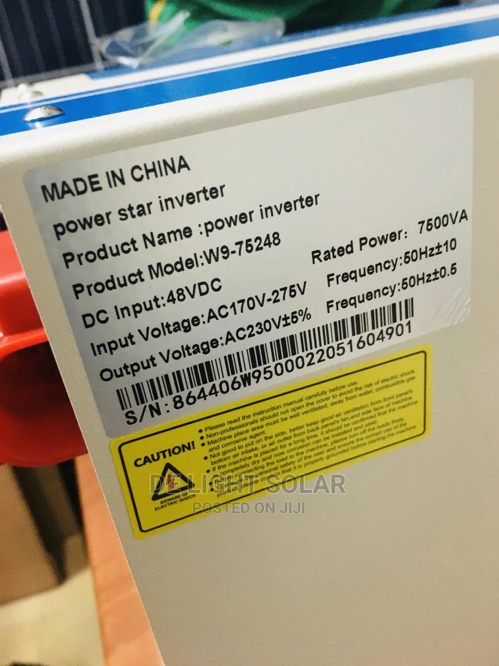 7.5kva 48v Power Star Inverter