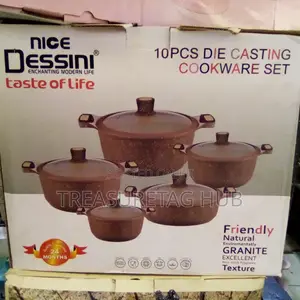 10 PCS Granite Pots