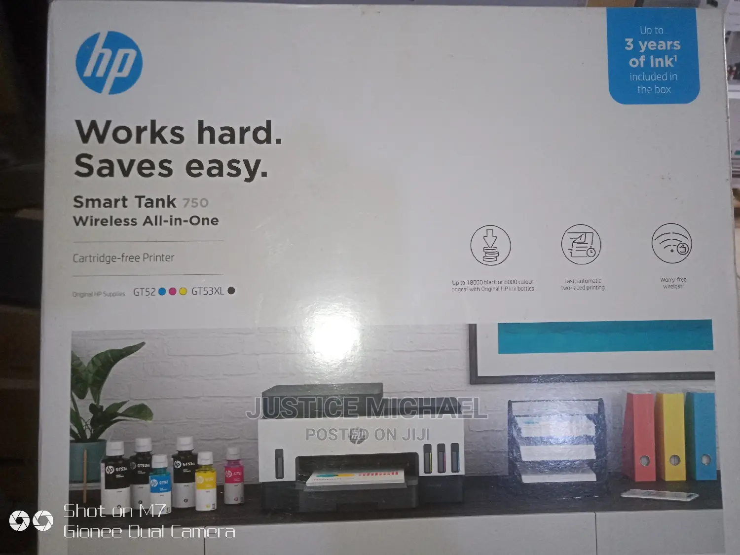 Hp Smart Tank Aio 750