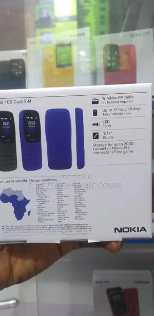 New Nokia 105 Black
