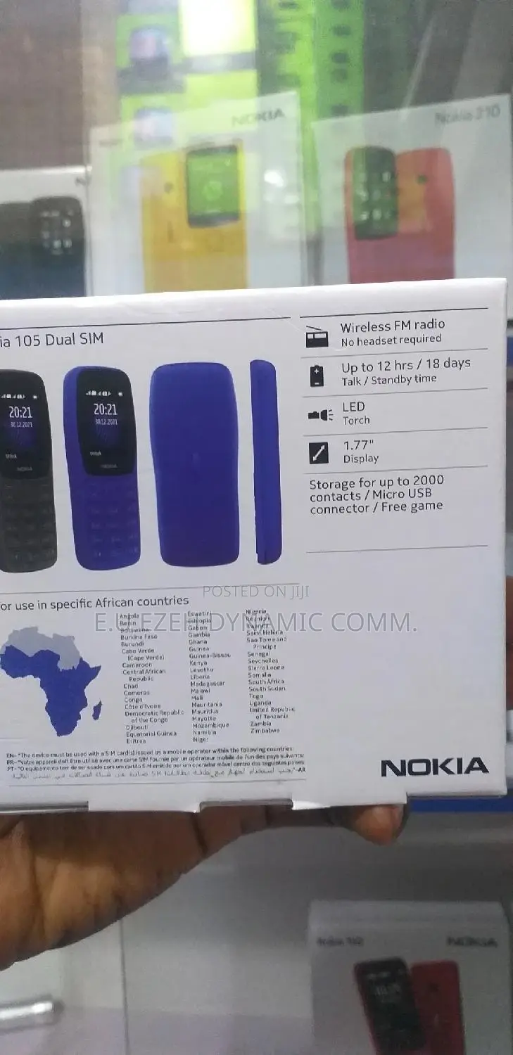 New Nokia 105 Black