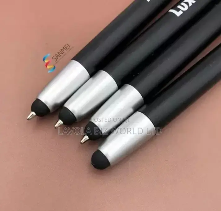 4 Colour Advertising Pen With Soft Stylus Tip