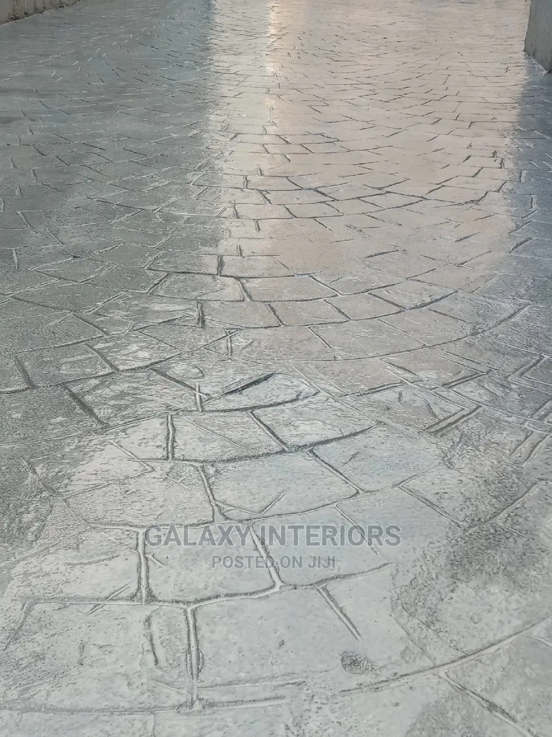 Glossy Stamp Concrete