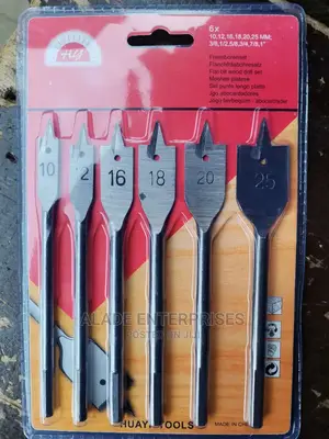 6 Pcs Flat Bit Set