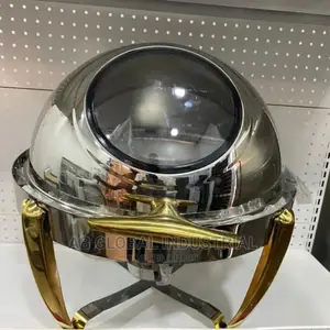Chaffing Dish, Gold and Silver (Egg Happen)