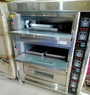 Six (6) Tray Industrial Oven 3 Deck Electric