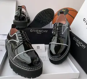 Givenchy Men's Black Neoprene Combat Boots