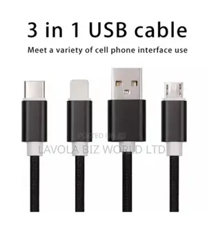 Customizable Gift Set Keyring and 3 in 1 Charging Cable