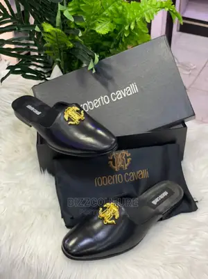 ROBERTO CAVALLI Original Half Shoes Available in Store