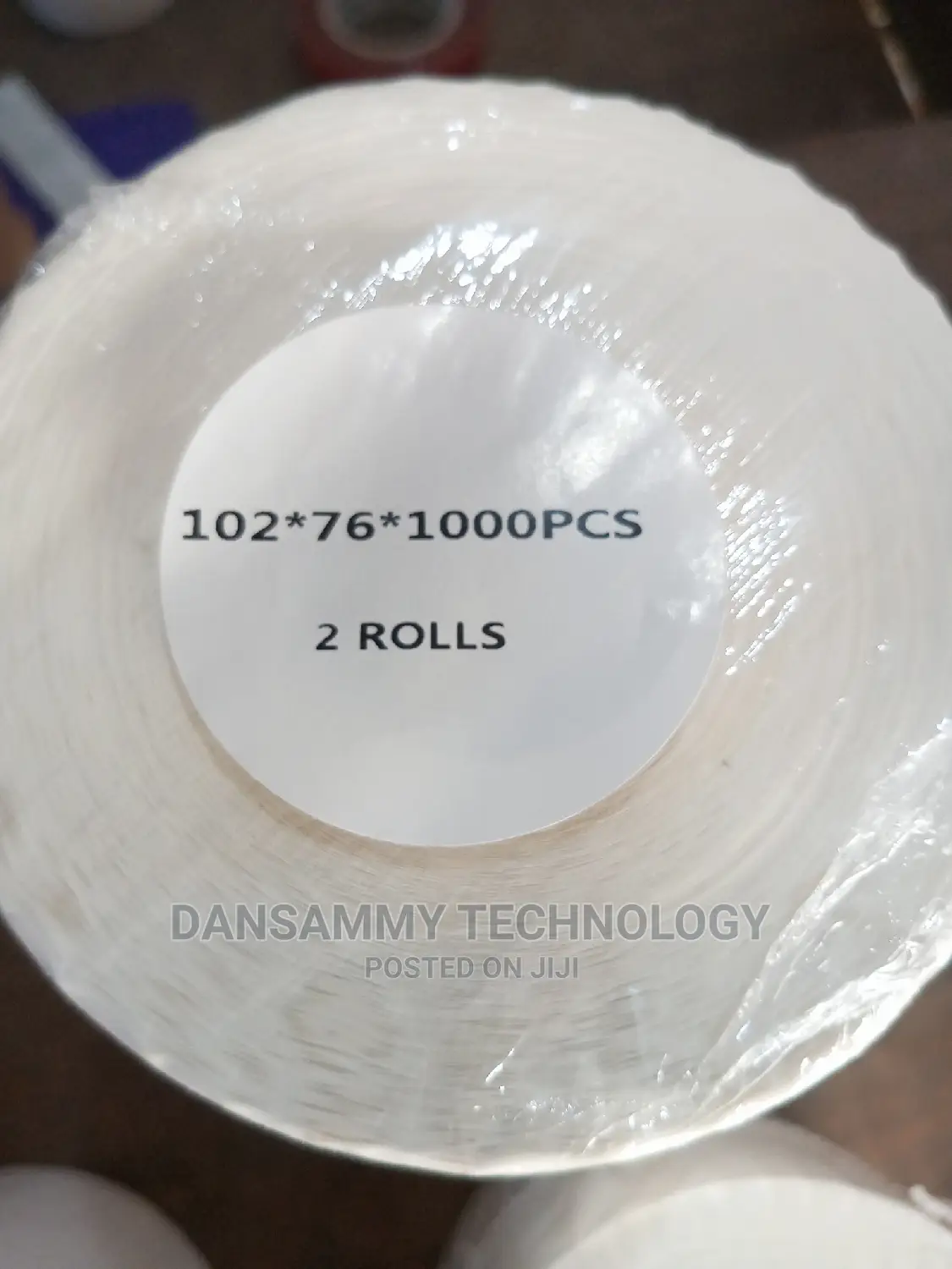 102*76mm Barcode Label Sticker