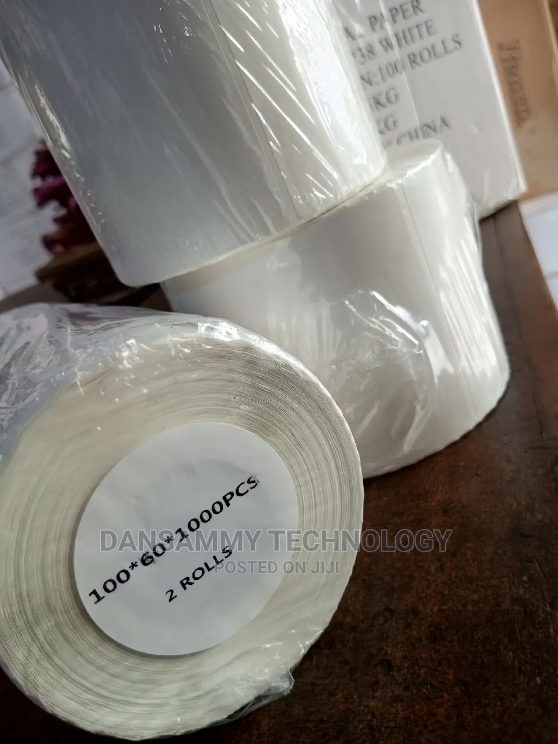 100*60mm Barcode Label Stickers