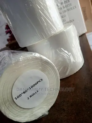 100*60mm Barcode Label Stickers