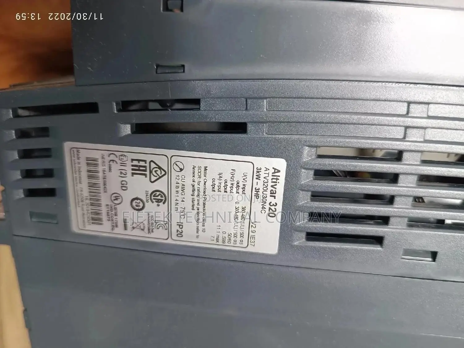 Schneider Motor Drive Atv320- 3kw 3phase