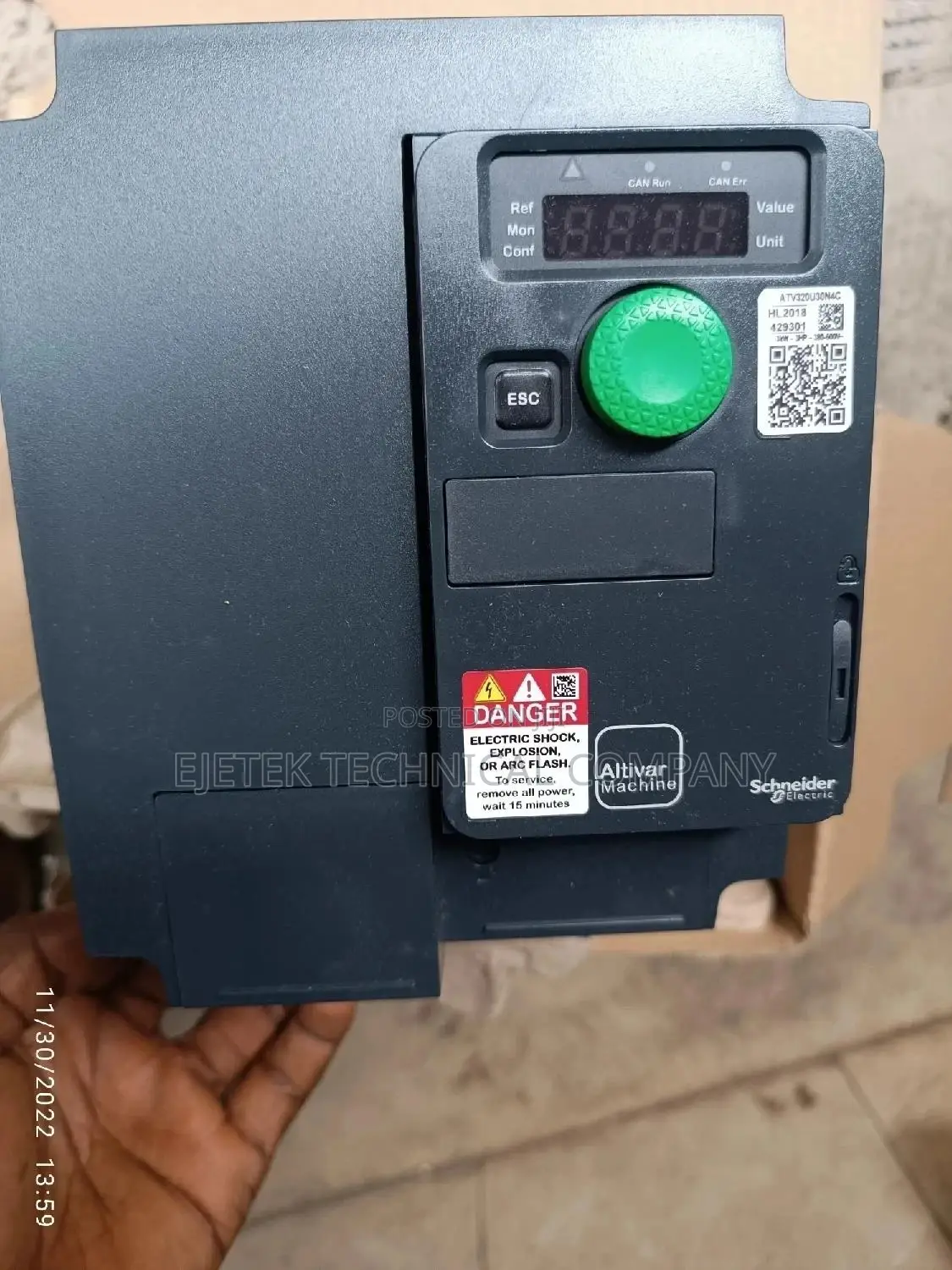 Schneider Motor Drive Atv320- 3kw 3phase