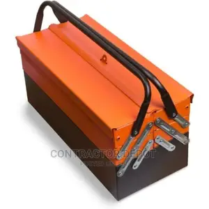 Folding Metal Tool Box With 85 Tool Sets